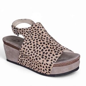 Hokus Pokus Animal Print Wedge Sandal